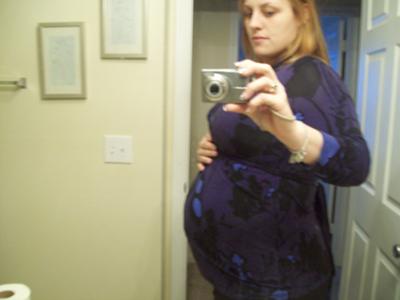 Large and in charge at 24 weeks!