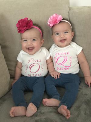 Identical Twins Olivia and Quinn