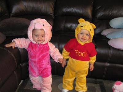 Piglet and her best friend Pooh