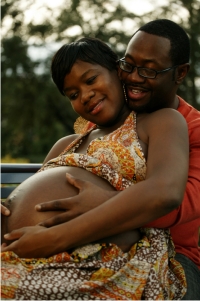 Pregnant Belly African American 