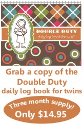 Double Duty Log Book for Twins
