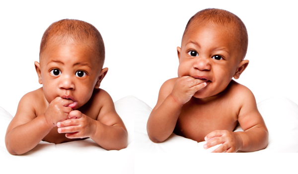 Twins Teething