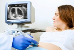 twins on ultrasound machine