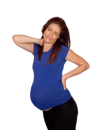 sore aching pregnancy back pain