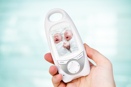 There are many baby monitors available these days.  It may be an extra handy piece of equipment when you have twins, so you'll want to choose one wisely.
