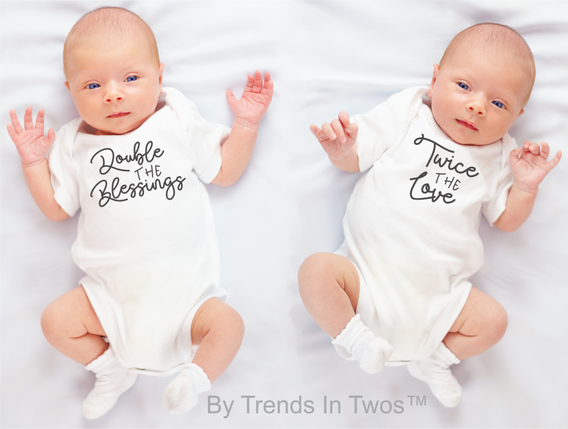 Cute twin outfits for boy and girl sale