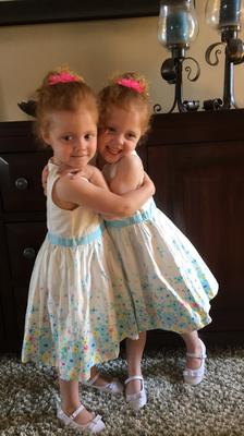 Twin hugs!