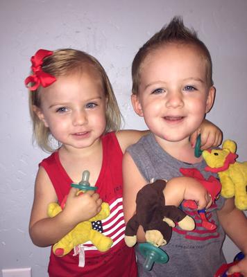 Kyley and Jeremy celebrating America