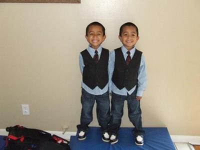 Daniel and Samuel before Church