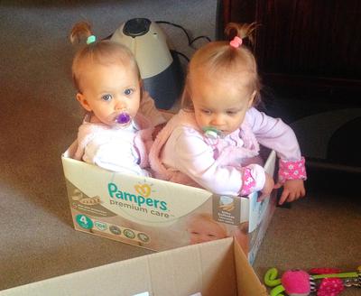 Two year old busy bodies!
