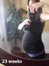 23 weeks with my B/G twins