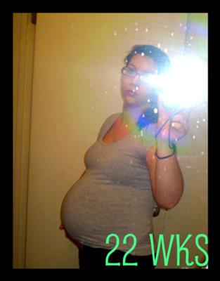 22 weeks with my twins