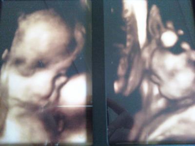 Seth and Amber :) at 27 weeks