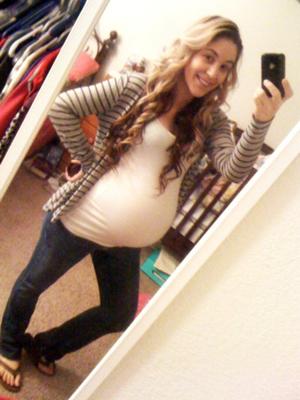 This is me a few days ago i'm on my 37th week.  