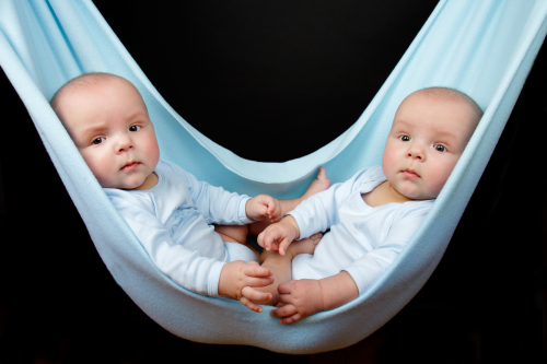 Mirror Image Twin Babies