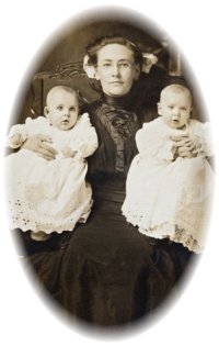 identical twins research old photo