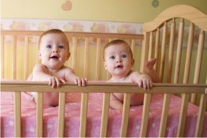 l shaped cribs for twins