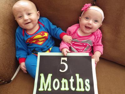 5 Month Old Super Babies!