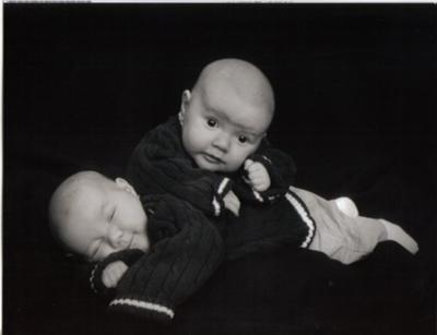 Kaiden and Connor at 9 weeks.